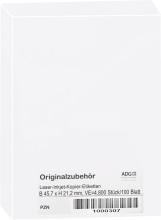 Laser-Inkjet-Kopier-Etiketten wie ZWE 4736 -  100 Blatt