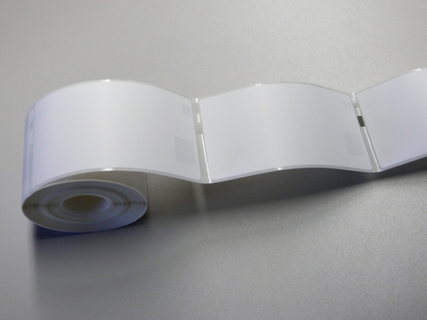 Neutrale Thermo-Etiketten 54 x 101 mm (R5015) festhaftend