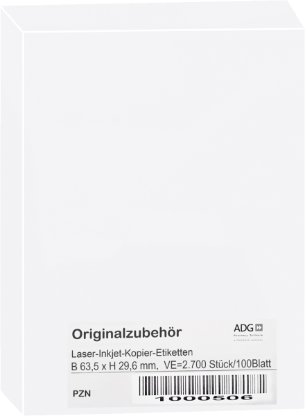 Laser-Inkjet-Kopier-Etiketten wie ZWE 4737 -  100 Blatt